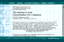 Internet Commerce in Asia conference page