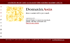 DomainAsia home page