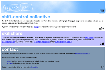Shift Control Collective home