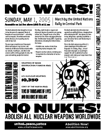 United for Peace and Justice Flyer
