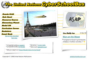 UN CyberSchoolBus Home