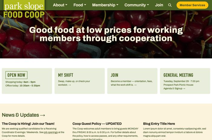 Home page of Version 2