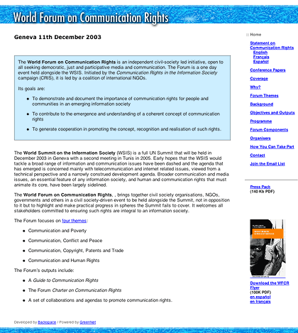World Forum on Communication Rights